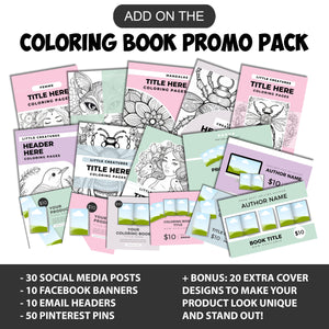 Coloring Book Sales Templates (Big Bundle Deal)